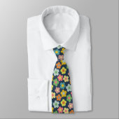 Niedliche Flora Wiadow Pattern Neck Tie Krawatte (Gebunden)