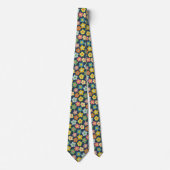 Niedliche Flora Wiadow Pattern Neck Tie Krawatte (Vorderseite)