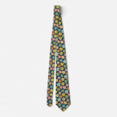 Niedliche Flora Wiadow Pattern Neck Tie Krawatte (Rückseite)