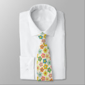 Niedliche Flora Wiadow Pattern Neck Tie Krawatte (Gebunden)