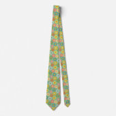 Niedliche Flora Wiadow Pattern Neck Tie Krawatte (Vorderseite)