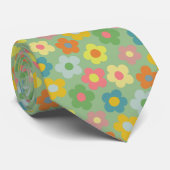 Niedliche Flora Wiadow Pattern Neck Tie Krawatte (Gerollt)