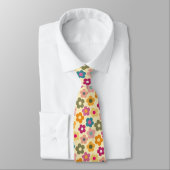 Niedliche Flora Wiadow Pattern Neck Tie Krawatte (Gebunden)
