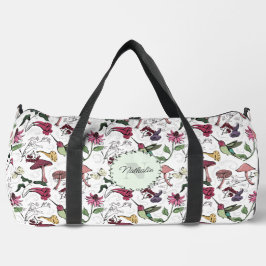 Niedliche Floral Hummingbird Nature Sports Fitness Duffle Bag