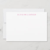 Niedliche florale Ditsy Kinder Notecard Mitteilungskarte (Vorderseite)