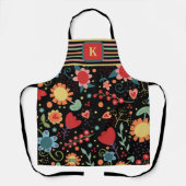 Niedliche florale Erstkochfrauen Schürze (Vorderseite)