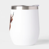 Niedliche, florale/frühlingshaltige Kuh (Links)