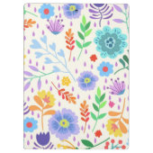 Niedliche florale Klappe Klemmbrett (Rückseite)