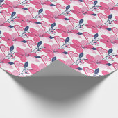 Niedliche florale Liebe Geschenkpapier (Ecke)