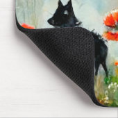 Niedliche florenfreie Wildtiermaus Mousepad (Ecke)
