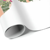 Niedliche Florkatze Geschenkpapier (Rolleneckpunkt)