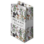 Niedliche Flüchtige Blick-a-Boo Ghost Halloween Ki Kleine Geschenktüte (Vorderseite Schrägansicht)