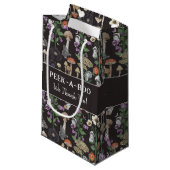 Niedliche Flüchtige Blick-a-Boo Ghost Halloween Ki Kleine Geschenktüte (Vorderseite Schrägansicht)