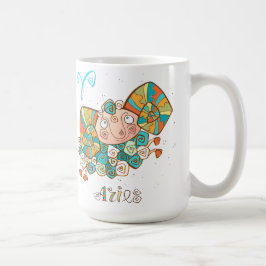 Niedliche Fluffy Aries Kaffeetasse