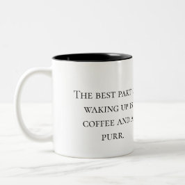 Niedliche Fluffy Cat in Coffee Cup - Tasse Design