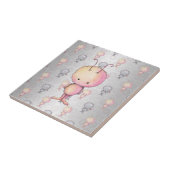 Niedliche Fluffy-Monster Fliese (Seite)