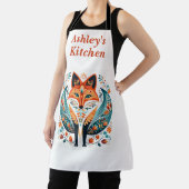 Niedliche Folk Art Foxy Kitchen Schürze (InSitu)