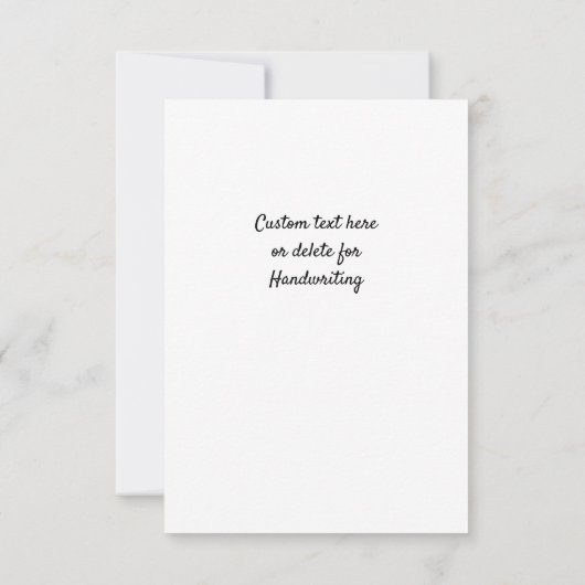 Niedliche Folklore Happy Birthday Card Dankeskarte (Rückseite)