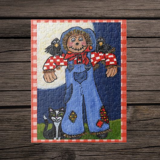 Niedliche Folklore Kunst, Dichtung und Musik Cat C Puzzle