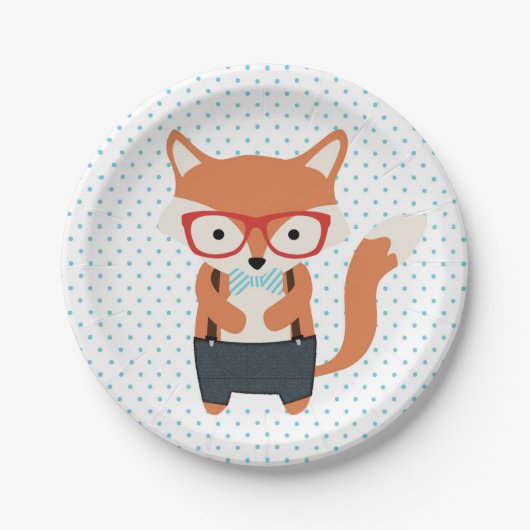 Niedliche Fossilienfische Party Pappteller (Vorderseite)