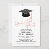 Niedliche Foto-Graduierungsparty Einladung (Vorderseite)