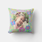 Niedliche Foto-Grenze Kissen (Vorderseite)