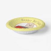 Niedliche Foto-Illustration zum Toaster Cartoon Pappteller (Gewinkelt)