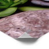 Niedliche Foto-Malerei im Blumengarten Poster (Ecke)