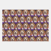 Niedliche Foto- und Paw-Druckfarben Geschenkpapier Set (Vorderseite 3)