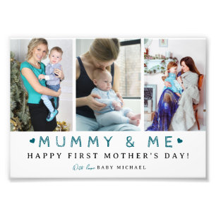 Niedliche FotoCollage "Mummy & Me" Mutter Fotodruck