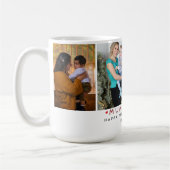Niedliche FotoCollage "Mummy & Me" | Mutter Kaffeetasse (Links)