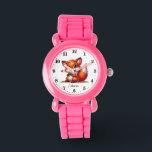 Niedliche Fox-Admins Mädchen beobachten Armbanduhr<br><div class="desc">Niedliche Fox-Admins Mädchen beobachten</div>