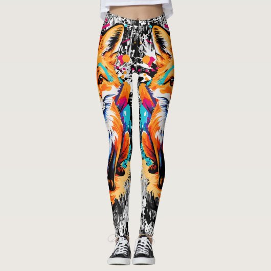 Niedliche Fox - Fox - Leggings (Vorderseite)