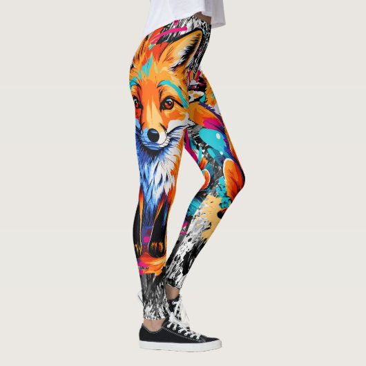 Niedliche Fox - Fox - Leggings (Rechts)