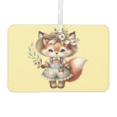 Niedliche Fox Girl Wear Cotattecore Outfit Autolufterfrischer (Rückseite)