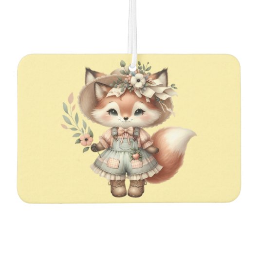 Niedliche Fox Girl Wear Cotattecore Outfit Autolufterfrischer (Vorderseite)