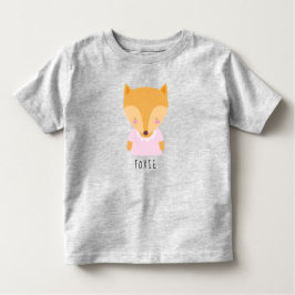 Niedliche Fox-Illustration - Anpassbar Kleinkind T-shirt
