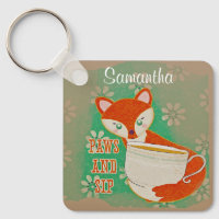Niedliche Fox-Paws und Sixquote Personalisiert