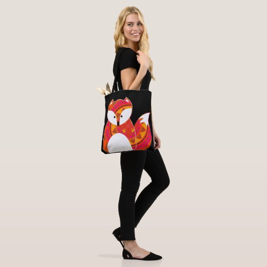 Niedliche Fox-Tasche Tasche (Am Model)
