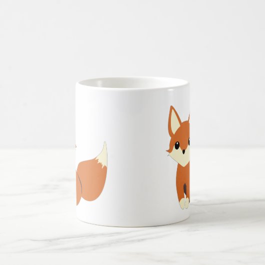Niedliche Fox-Tasse Kaffeetasse (Mittel)