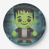 Niedliche Frankenstein Papierplatte Pappteller (Vorderseite)