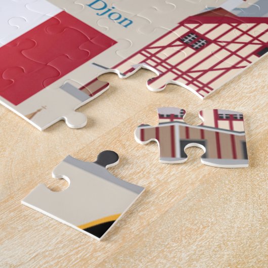 Niedliche Frankreich-Ikonen Puzzle (Seite)