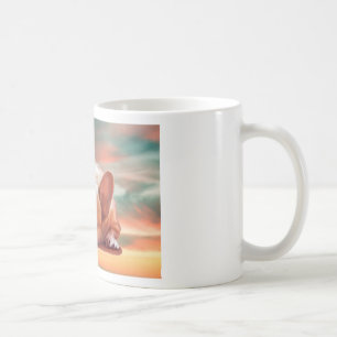 Niedliche französische Bulldog-Aquarellmalerei Kaffeetasse