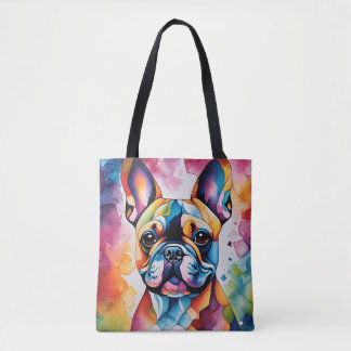 Niedliche französische Bulldog "Frenchie" Farbenfr Tasche