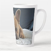 Niedliche französische Bulldog-Latte-Tasse Milchtasse (Rechts)