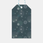 Niedliche französische Bulldog-Weihnachtsmannmütze Geschenkanhänger (Rückseite)