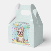Niedliche französische Bulldogge Pastel Geschenkschachtel (Vorderseite)