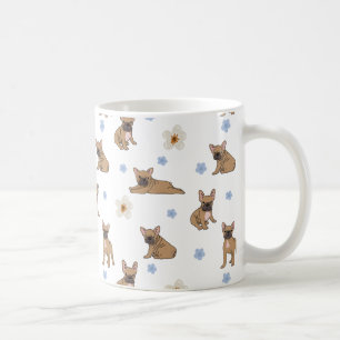 Niedliche französische Bulldoggen-Kaffee-Tasse Kaffeetasse