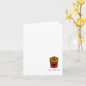 Niedliche französische Freunde IVF/Embryotransfer Karte (Gelbe Blume)