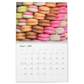 Niedliche französische Macaron-Cookies Kalender (Mär 2027)
